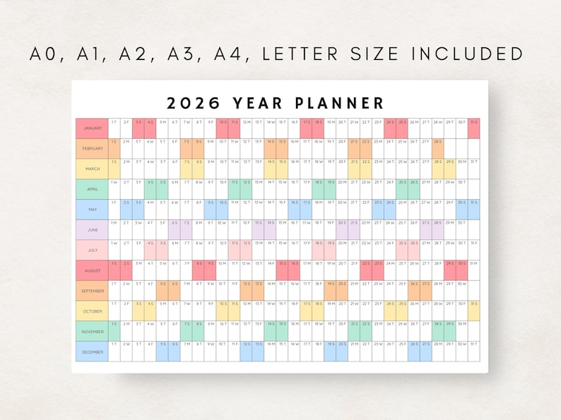 Plan ahead with this 2026-2027 Yearly Planner Printable!