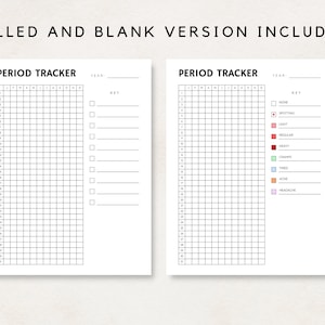 Keep track of your menstrual cycle with this Period Tracker Printable—aan essential tool designed to empower and personalize your reproductive health journey.