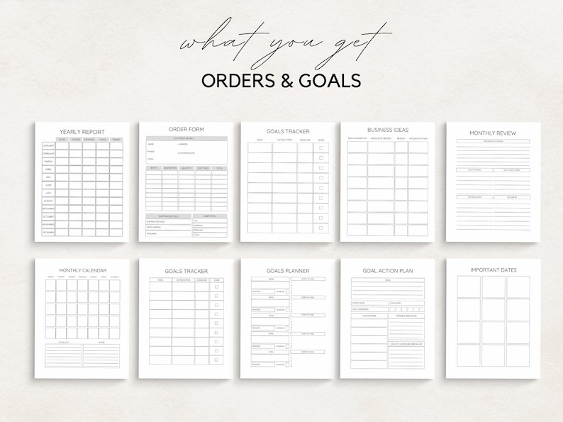 Elevate your crafting business with this Craft Business Planner! Specifically designed for crafters, this planner helps you stay organized, track sales, manage inventory, and plan your projects effectively.