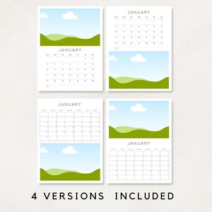 Step into 2027 with this versatile 2027 Calendar Template! This editable calendar is designed for both personal and commercial use. Add your pictures or designs effortlessly.