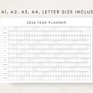 Plan ahead with this 2026 Yearly Planner Printable!