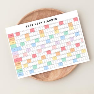 Plan ahead with this 2026-2027 Yearly Planner Printable!