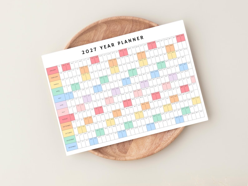 Plan ahead with this 2026-2027 Yearly Planner Printable!