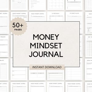 Money Mindset Journal, Money Mindset, Growth Mindset Journal, Money Journal, Mindset Journal, Law of Attraction, Money Manifestation