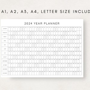 Plan ahead with this 2024 Yearly Planner Printable!