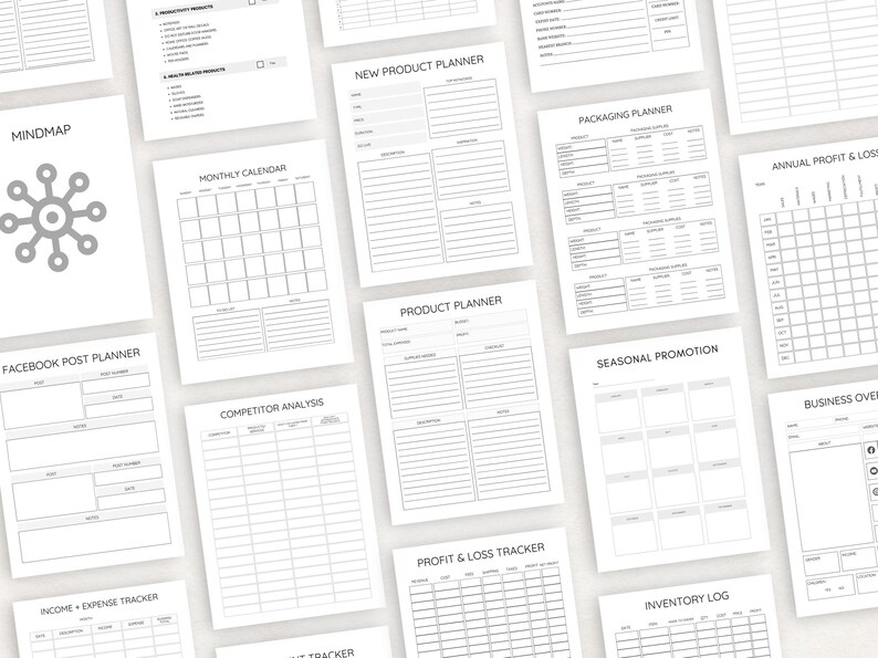 Turn your side hustle into a success story with this Side Hustle Planner! Designed for aspiring entrepreneurs, freelancers, and go-getters, this planner helps you manage your time, track finances, and set actionable goals.