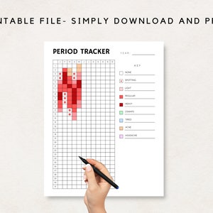 Keep track of your menstrual cycle with this Period Tracker Printable—aan essential tool designed to empower and personalize your reproductive health journey.