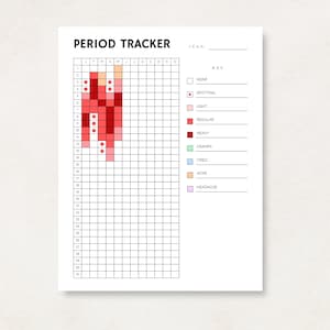 Keep track of your menstrual cycle with this Period Tracker Printable—aan essential tool designed to empower and personalize your reproductive health journey.