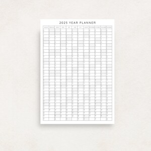 Plan ahead with this 2025 Yearly Planner Printable!