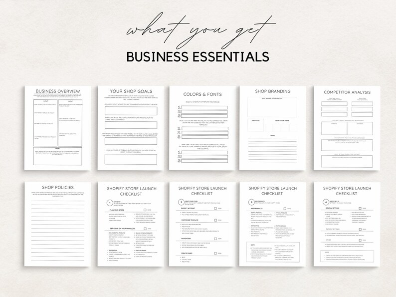 Maximize the potential of your Shopify store with this Shopify Planner. This planner is specifically designed for Shopify store owners, helping you manage products, track sales, plan marketing campaigns, and stay organized with ease.