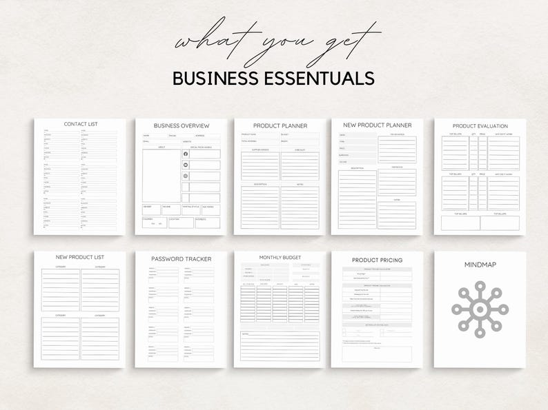 Turn your side hustle into a success story with this Side Hustle Planner! Designed for aspiring entrepreneurs, freelancers, and go-getters, this planner helps you manage your time, track finances, and set actionable goals.