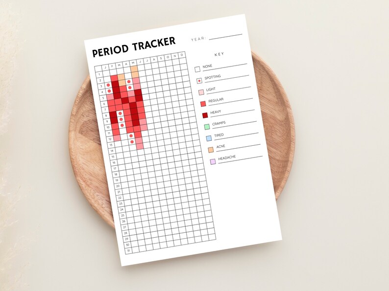 Keep track of your menstrual cycle with this Period Tracker Printable—aan essential tool designed to empower and personalize your reproductive health journey.