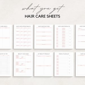 Stay organized and enhance your beauty routine with this Beauty Planner/ Self Care Planner Printable. Perfect for anyone who wants to track their skincare, makeup, haircare, and wellness goals.