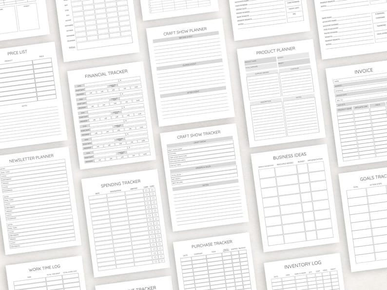 Elevate your crafting business with this Craft Business Planner! Specifically designed for crafters, this planner helps you stay organized, track sales, manage inventory, and plan your projects effectively.
