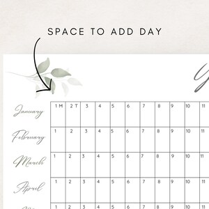 Plan your year with this Full Year Calendar Printable! This digital download offers Yearly Planner on 1 Page and wall calendar template. Perfect for professionals, students, and those seeking an efficient planning solution.