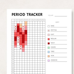 Keep track of your menstrual cycle with this Period Tracker Printable—aan essential tool designed to empower and personalize your reproductive health journey.