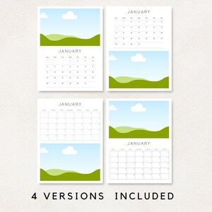 Step into the year with this versatile 2025-2026 Calendar Template! This editable calendar is designed for both personal and commercial use. Add your pictures or designs effortlessly.