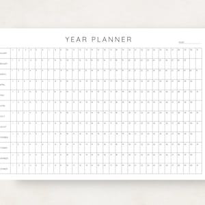 Elevate your planning with this Yearly Wall Planner. This large, printable calendar is designed for annual scheduling, providing a comprehensive view of your plans.