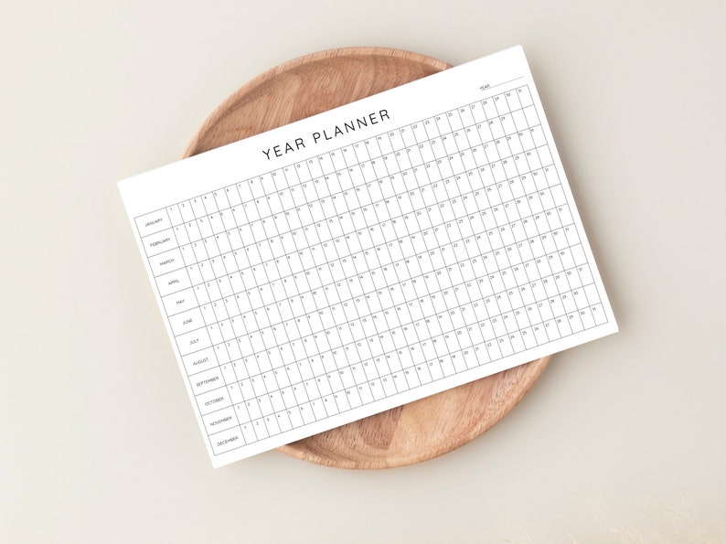 Elevate your planning with this Yearly Wall Planner. This large, printable calendar is designed for annual scheduling, providing a comprehensive view of your plans.