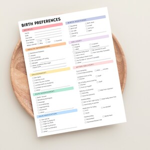 Prepare for the arrival of your little one with this Birth Plan Template Printable! This Birth Planner helps you outline preferences and make informed decisions for a personalized birthing experience.
