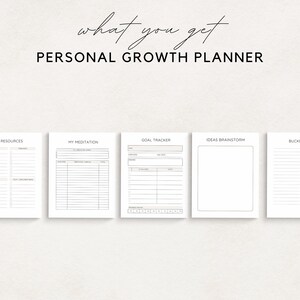 Unlock your full potential and transform your life with this Personal Growth Planner Printable. Designed to help you achieve your personal development goals, this planner will guide you through every step of your growth journey.
