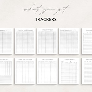 Streamline your Etsy business with this Etsy Shop Planner! Perfect for Etsy sellers, this planner helps you organize your shop, manage inventory, track sales, and plan your marketing efforts.