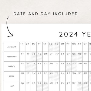 Effortlessly plan your year with this 2024 Yearly Planner Printable! This digital download offers 2024 annual agenda and wall calendar template. Perfect for professionals, students, and those seeking an efficient planning solution.