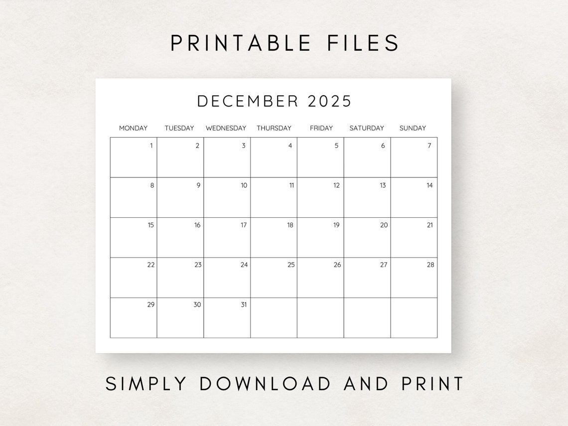2024 2025 Calendar Printable, Monthly Calendar 2024 2025, Fillable ...