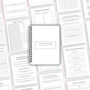 Embrace your introverted nature with this Introvert Journal Printable. This thoughtfully designed journal is perfect for introverts looking to reflect on their experiences, manage their energy, and practice self-care in a way that honors their personality.