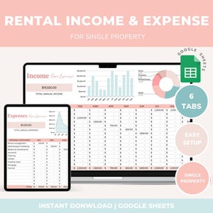 Rental Property Spreadsheet Airbnb Income and Expense Rental Tracker Google Sheets  Airbnb Host Template Vacation Rental Bookkeeping Tracker