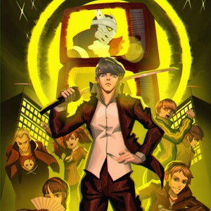 Persona 4 Investigation team Midnight channel Junes room decor print
