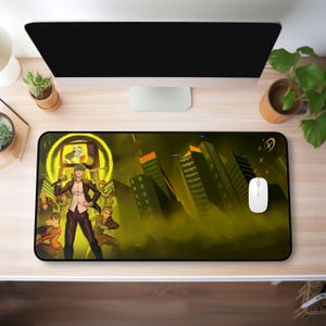 Tapis de souris de jeu Junes de l'équipe d'enquête de Persona 4, chaîne Midnight