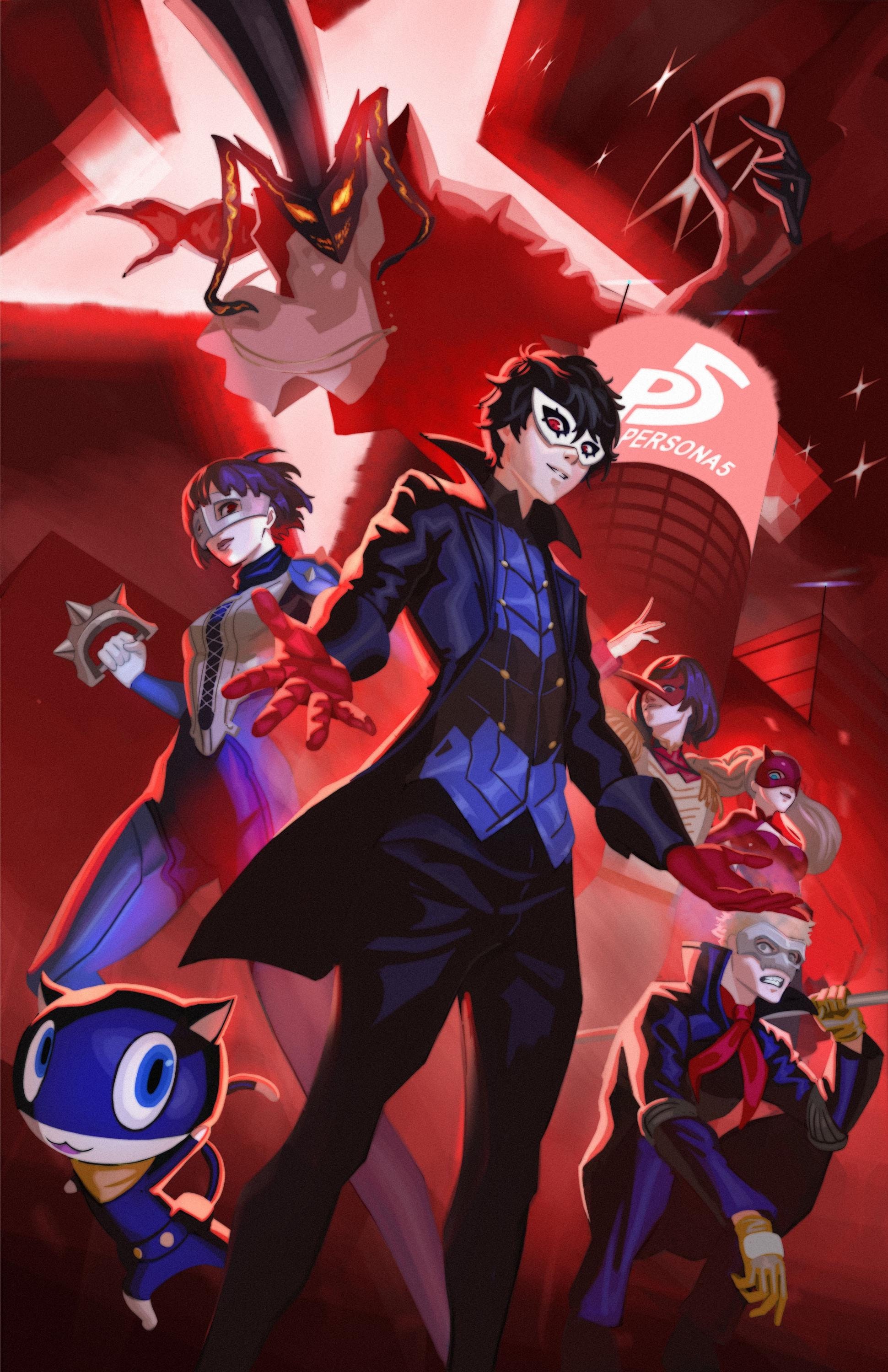 Persona 5 Print Phantom Thieves Joker Room Decor Print - Etsy