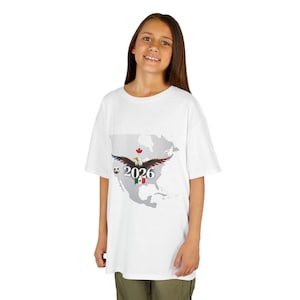 Youth Soccer Tee, Football Fan Shirt, Kids Sports T-Shirt, Soccer Lover Gift, 2026 FIFA World Cup Tee for children