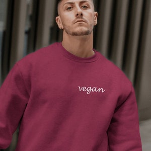 Vegan Statement Sweatshirt- Vegan Shirt, Vegan Gift Sweater, Animal Lover Shirt