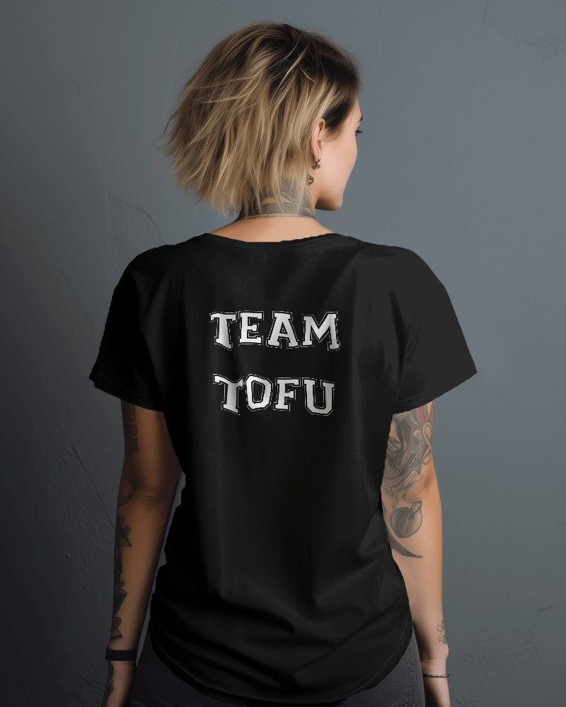 Canotta Uomo/Donna Vegan Con Slogan "Alimentato Da Tofu" - Divertente Regalo Per Vegetariani E Amanti Del Tofu