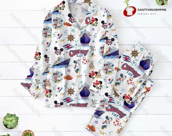 Disney Pajamas Set, Mickey Minnie Steamboat Shirt, Disneyworld Pajamas, Disneyland Matching Pajamas Set, Disney Trip, Disney Pj Set