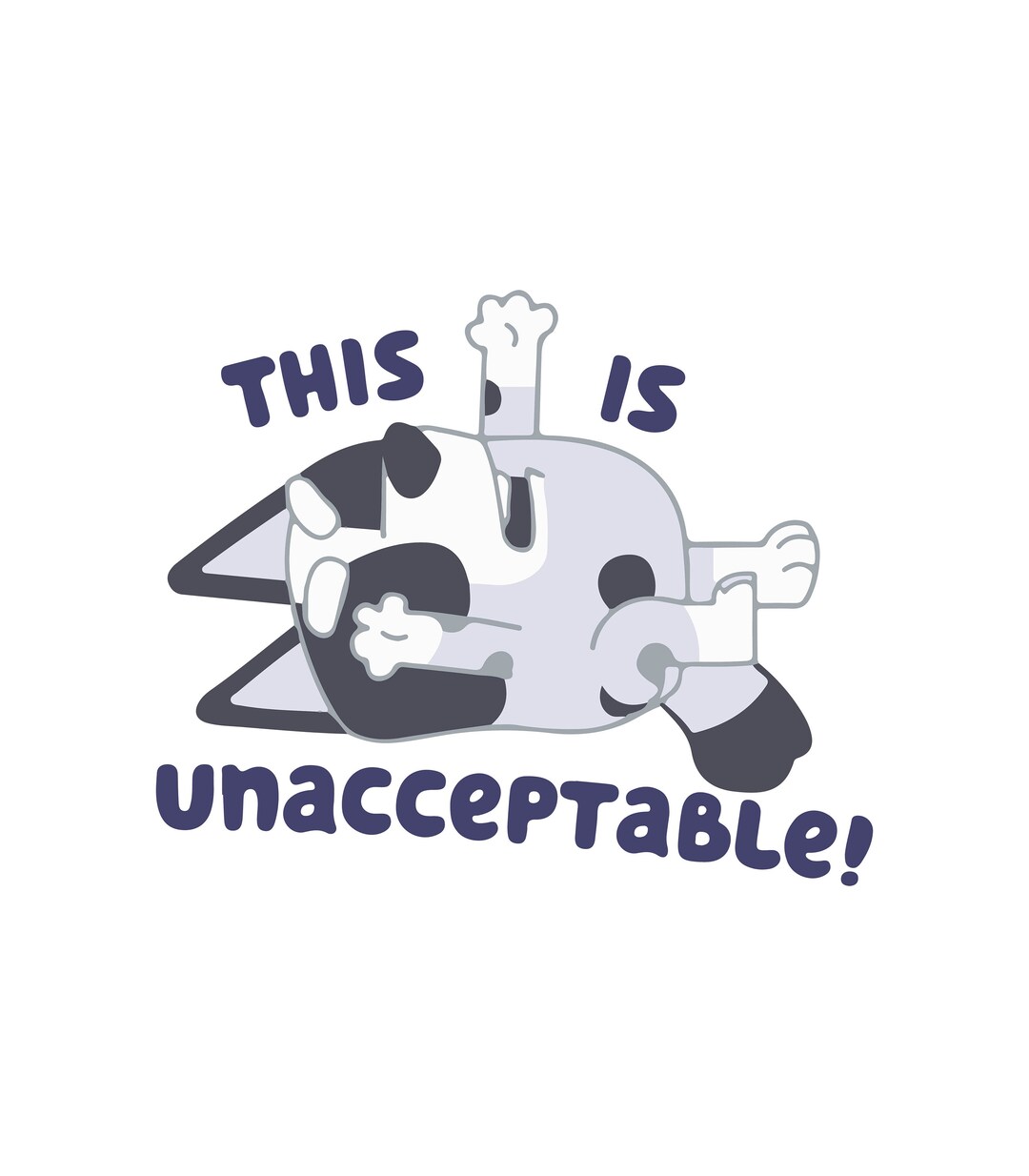 Muffin This is Unacceptable Png Transparent Background Etsy