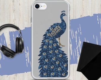 Custodia per iPhone con pavone Custodia per iPhone con piume
