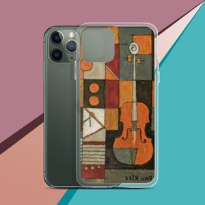 Paul Klee Silicone case for iPhone 7/8 to iPhone 15 Pro Max, unique style and artistic creation, optimal protection, gift, souvenir