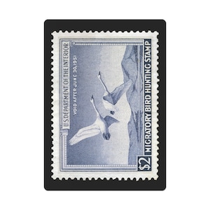 Naipes oficiales con sello de pato federal de 1950 a 1951