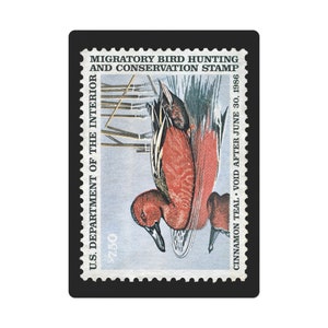 Official 1985 - 1986 Federal Duck Stamp Playing Cards
