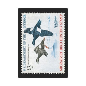 Naipes oficiales con sello de pato federal de 1969 a 1970