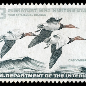 1965 - 1966 Duck Stamp - Metal Sign