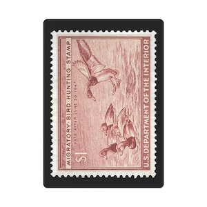 Naipes oficiales con sello de pato federal de 1946 - 1947