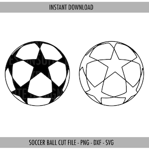 Fußball Ball Calcio SVG-Dateien | Fußball-Schnittdateien, ClipArt, digitale Aufkleber und andere | Sofortiger Download - svg - dxf - jpeg - png - ai