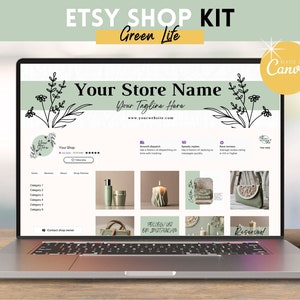 Etsy Shop Kit | Etsy Banner Design Templates | Branding Kit | Canva ...