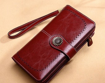 Women's Clutch Leather Wallet