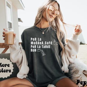 In The Morning Coffee In The Afternoon Rum Shirt, Puerto Rico, New Album, Debi Tirar Mas Fotos Shirt, New Album Shirt,T-Shirt Latin Music