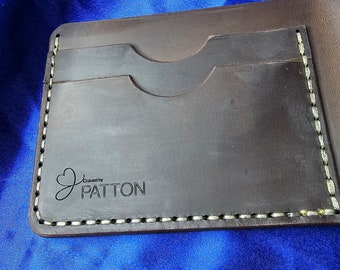 Portafoglio Personalizzato Nero Portafoglio In Pelle E PU Nero Personalizzabile - Regalo Perfetto Per Papà, Nonno, Marito O Figlio - Tema Cuori Portafoglio Compleanno Uomo - Foto 4